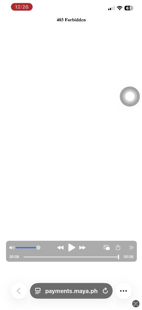 403 Forbidden Error